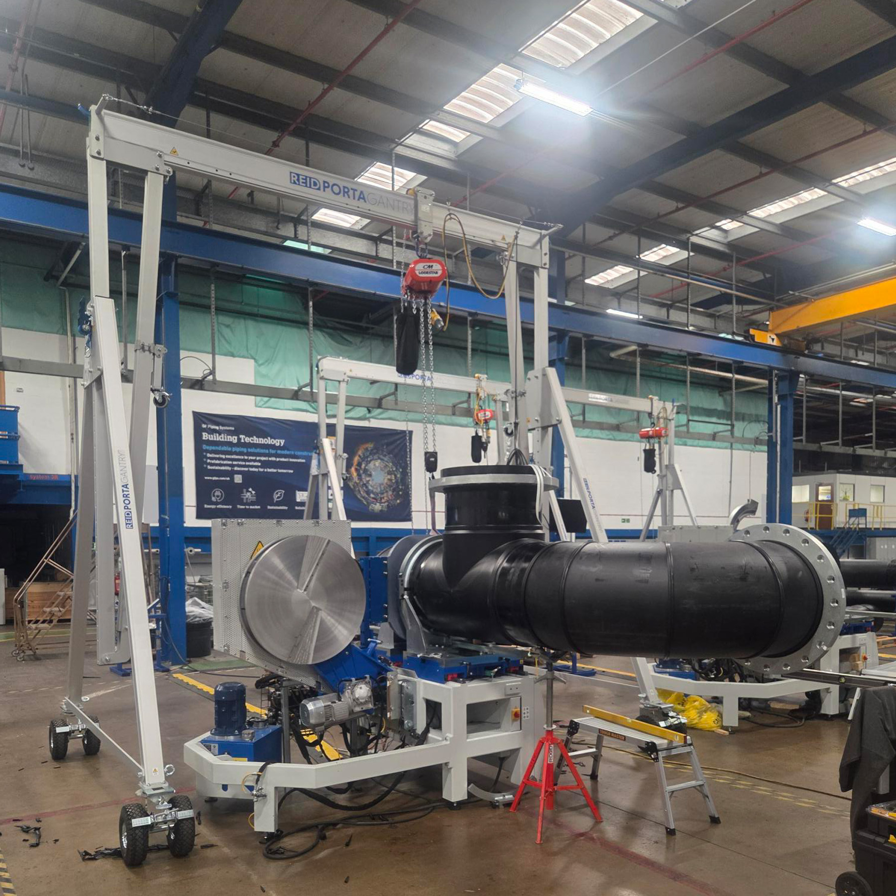 Pipe dreams become a lifting reality with turnkey Hoist & Winch package